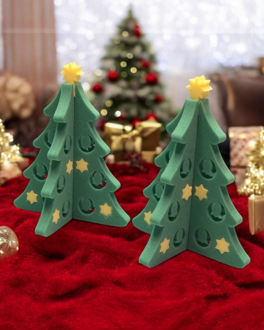 Deko Weihnachtsbaum-Set aus Schaumstoff für Tische / Theken